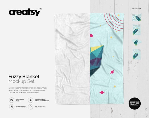 Download Fuzzy Blanket Mockup Set Blanket Template Custom Blanket Flutty Mockup Psd Vk PSD Mockup Templates