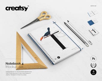 Spiral Notebook Mockup Set 2 Personalized Notebook Mockup Bundle Notepad Template Spiral Journal Mockup Custom Notebook Psd Best Free Download Psd Mockups