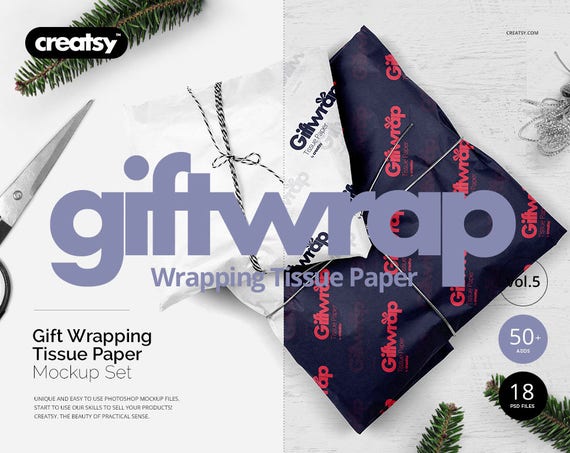 Download Free Gifts Wrapping Tissue Paper Mockup Set Custom Wrap Paper Psd High Quality Psd Mockup Design For Bottle Free Psd Mockup Free Download