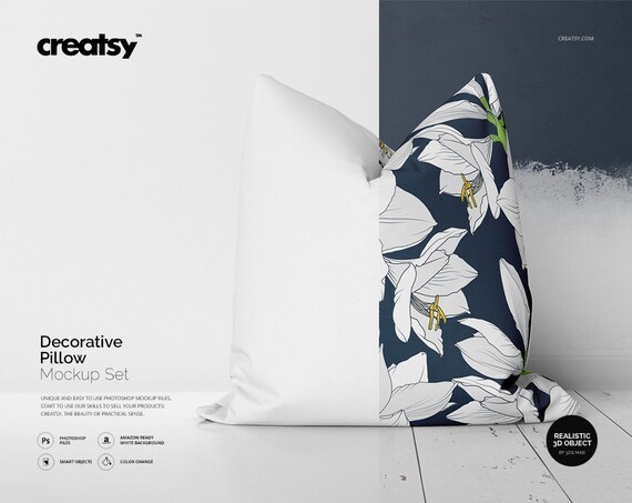 Decorative Pillow Mockup Pillow Tempalte Pillow Mockup Throw Pillow