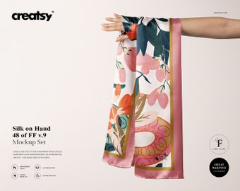 Download Silk Scarf Mockup Etsy