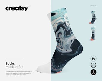 socks mockup set socks template sublimation socks blank etsy