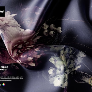 Satin Fabric Mockup Set (09FFv.12)
