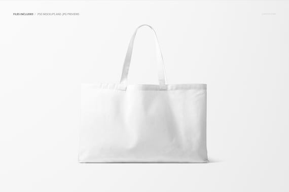 Tote Mockup Shopping Bag Transparent Background Scene Maker