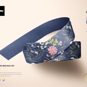 Ribbon Mockup Set