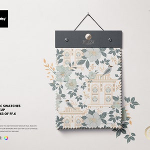 Fabric Swatches Mockup (part 63 of Fabric Factory v.6)