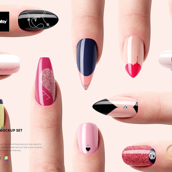 Nail Mockup Set