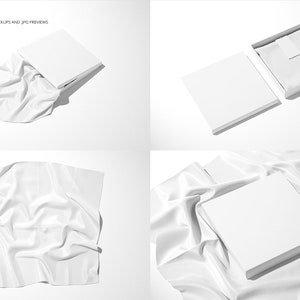 Seidenschal Box Mockup Set 07/FFv.12 Bild 2