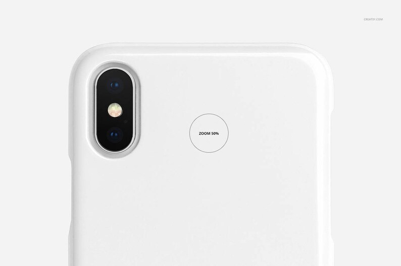 Download IPhone X Plastic Case Mockup Set Plastic Full Warp Case | Etsy