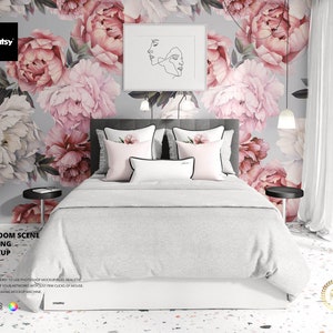 Bedroom Scene: Bedding Mockup, Bed Scene