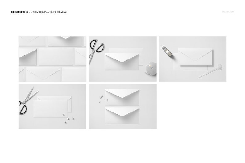 DL Envelope Mockup Set image 2