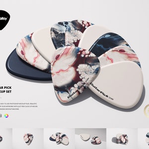 Guitar Pick Mockup Set