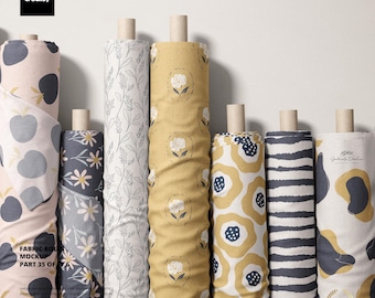 Fabrics Rolls Mockup (Part 35 of Fabric Factory v.6)