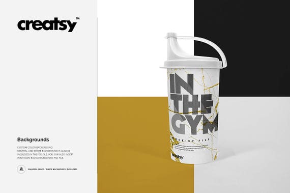 Plastic Drink Bottle Mockup Set Stock Shot Water Bottle Etsy