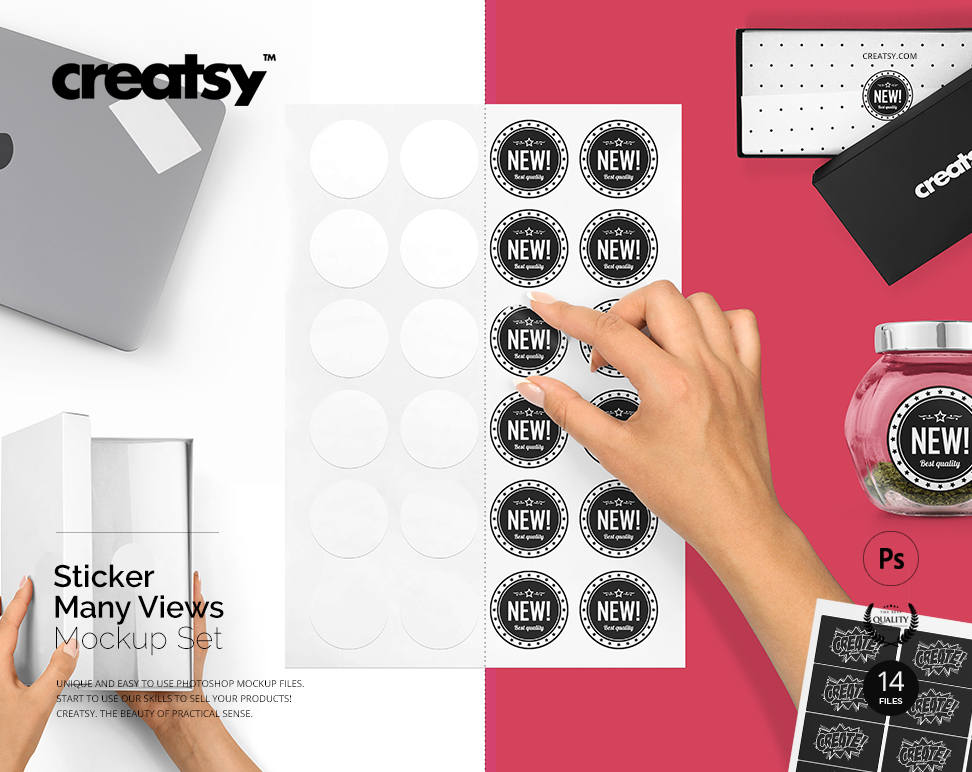How to make round labels in photoshop