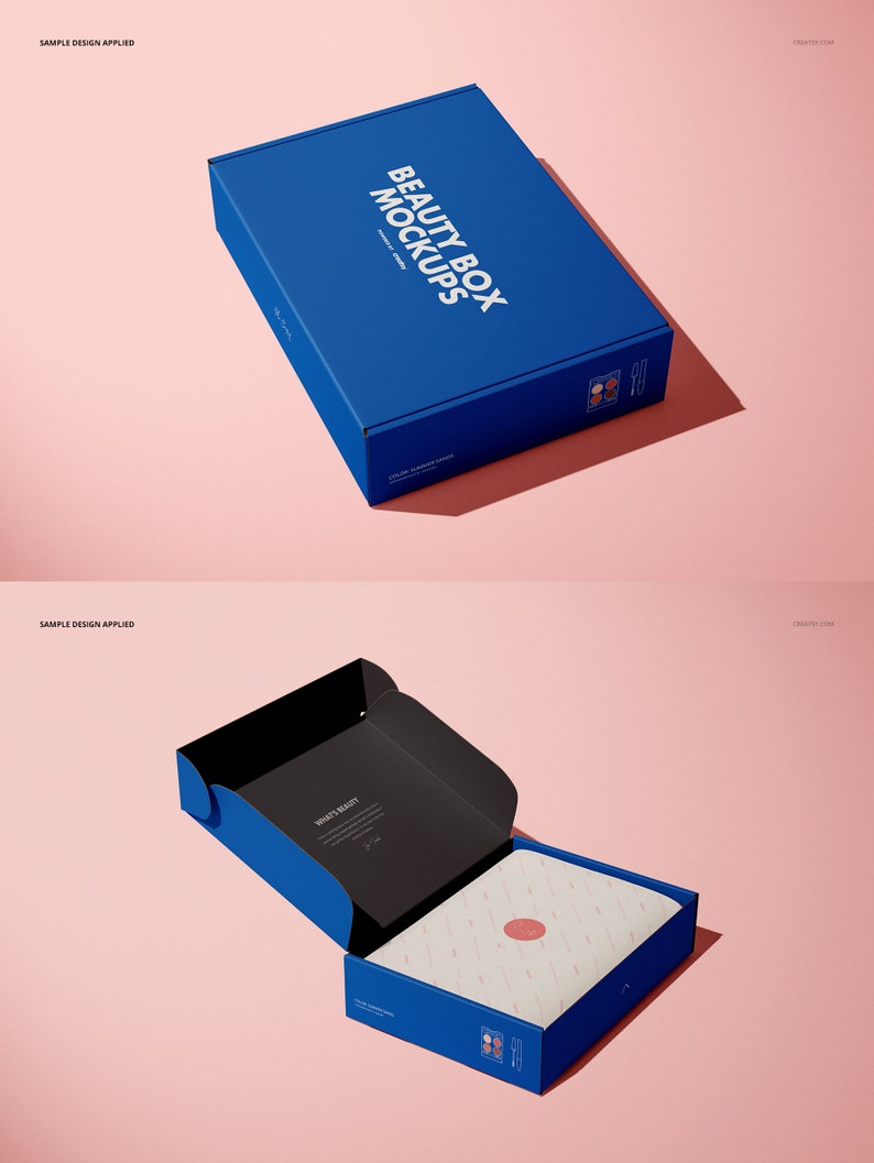 Mailing Box 3 Mockup Set Custom Box Mockup Personalized Box | Etsy