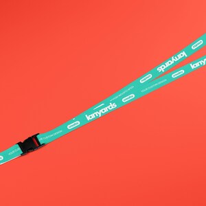 Polyester Lanyard Mockup Set Neck Strap Breakaway Buckle Metal Clip Editable PSD Files image 10