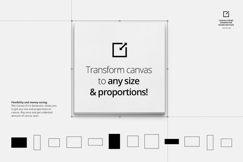 Download Canvas Print Generator Room Edition Mockup Set | Etsy