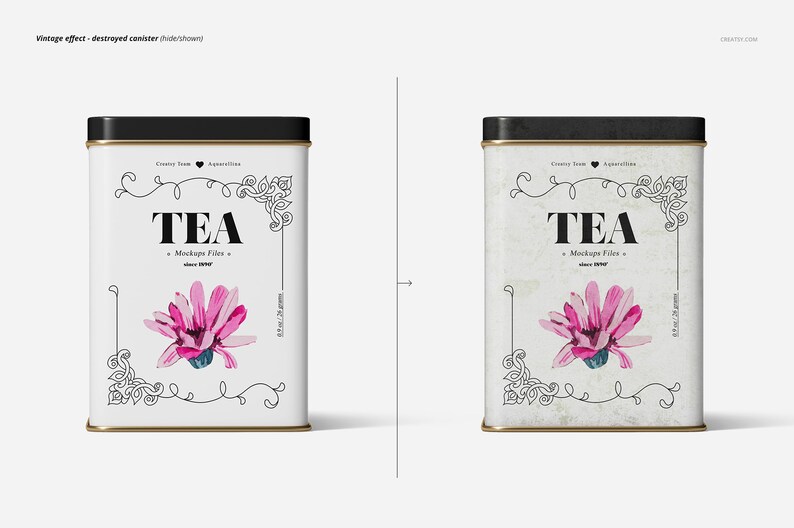 Download Tea Box Mockup PSD Mockup Templates