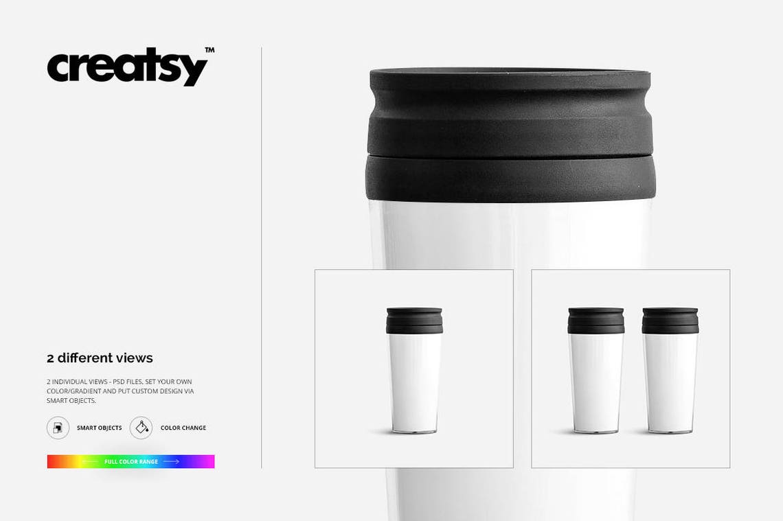Travel Mug Mockup Set Etsy
