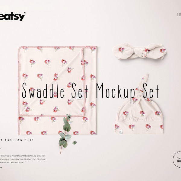 Swaddle Set Mockup Set (23/LFv.1)