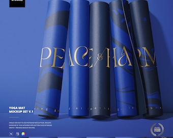 Yoga Mat Mockup Set v.1