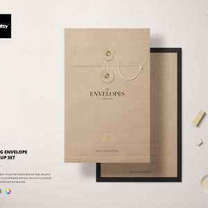 String Envelope Mockup Set