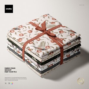 Fabric Stack Mockup (part 10 of Fabric Factory v.6)