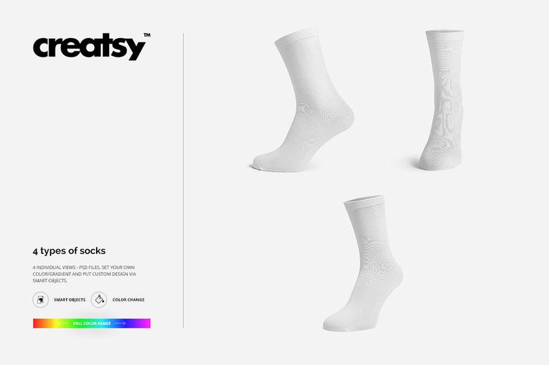 Download Socks Mockup Set Socks Template Sublimation Socks Blank | Etsy