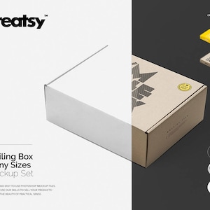 Mailing Box Mockup Set