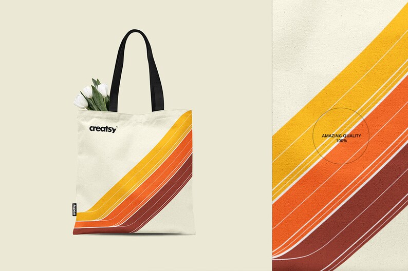 Download Tote Bag 2 Mockup Set Shopping Bag Mockup Linen Bag | Etsy