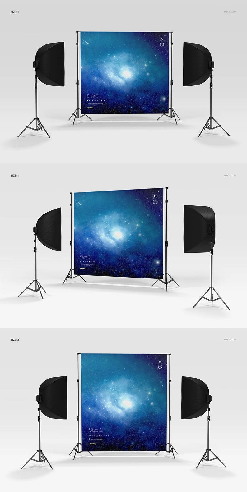 Download Custom Printed Backdrop Mockup Set Repeat Backdrop ...