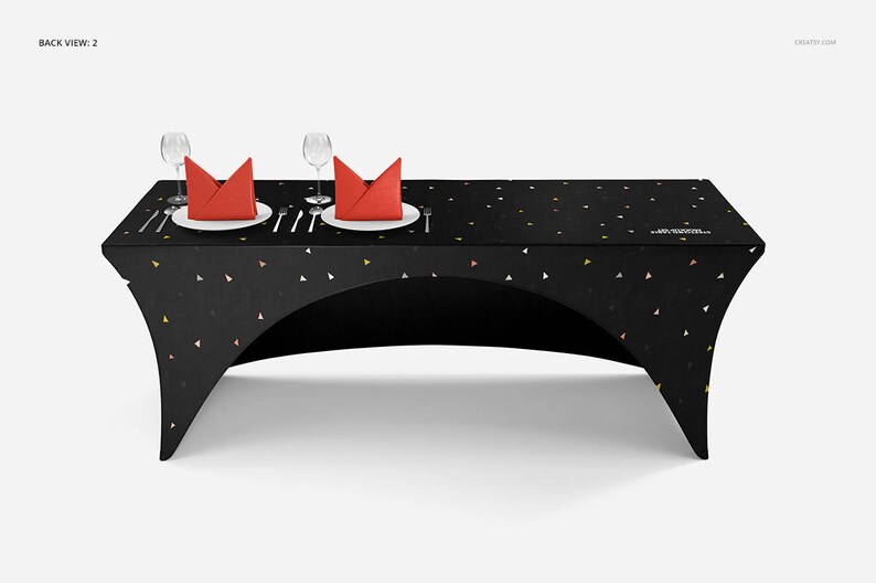 Download Custom Stretched Table Mockup Set Stretch Table ...