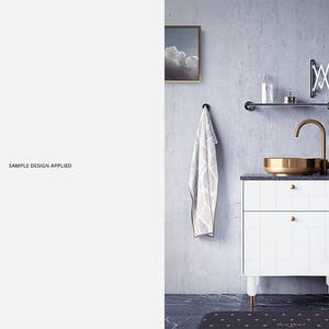 Art Deco Bathroom Mockup Set Etsy