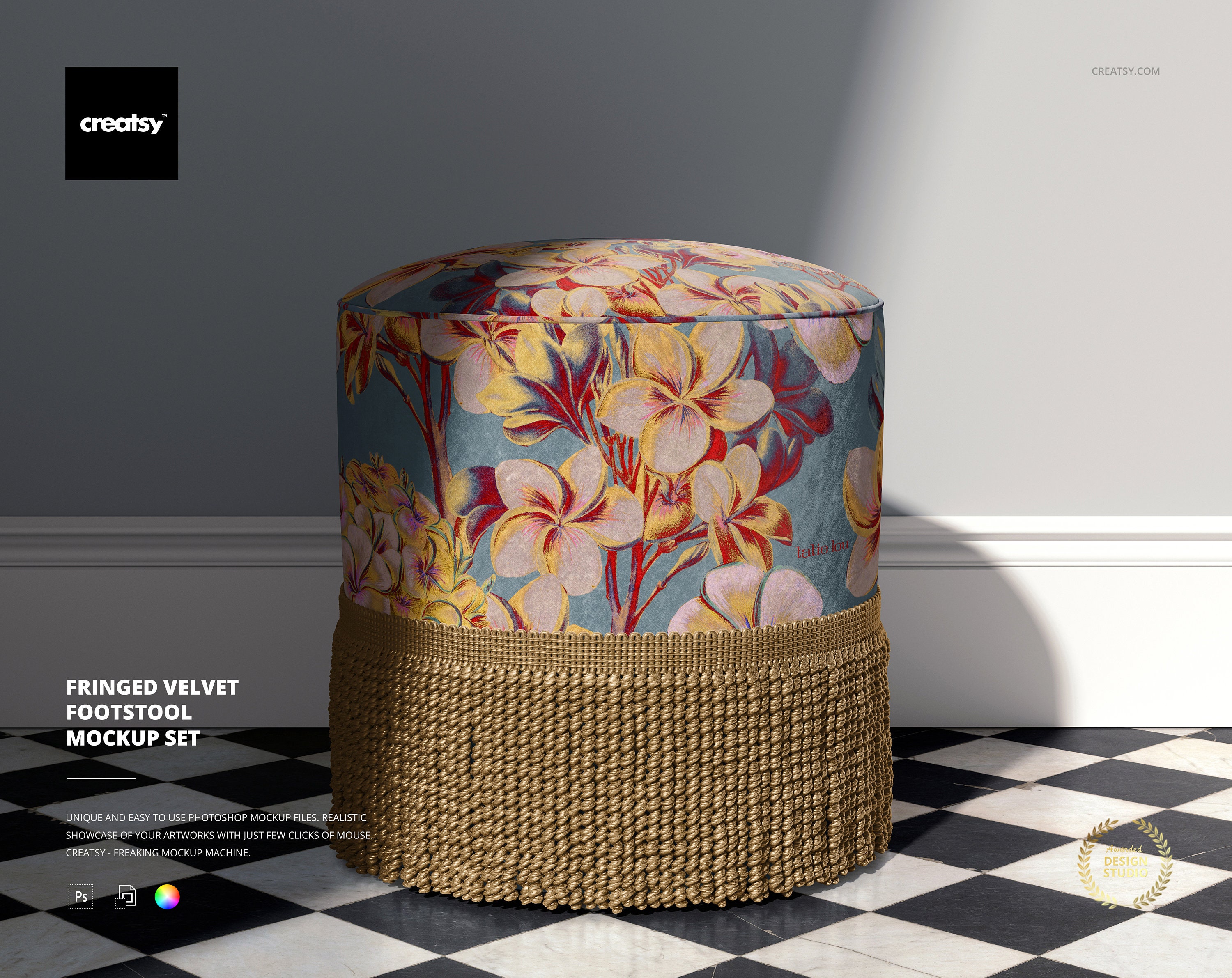 Stool velvet outlet