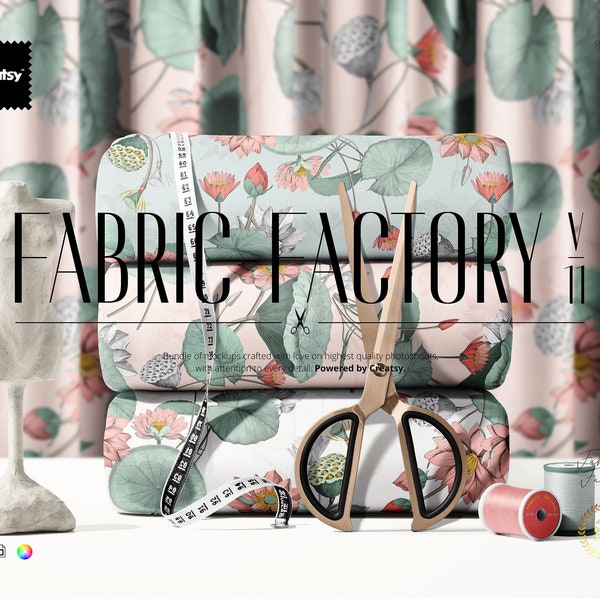 Fabric Factory v.11 Mockup Bundle