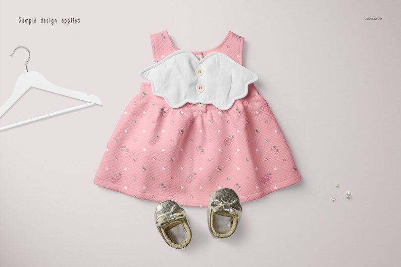 Download Baby Dress Mockup Set 4 Little Fashion Series Vol 12 Clothing Baby Girls Clothing 28digital Com Au