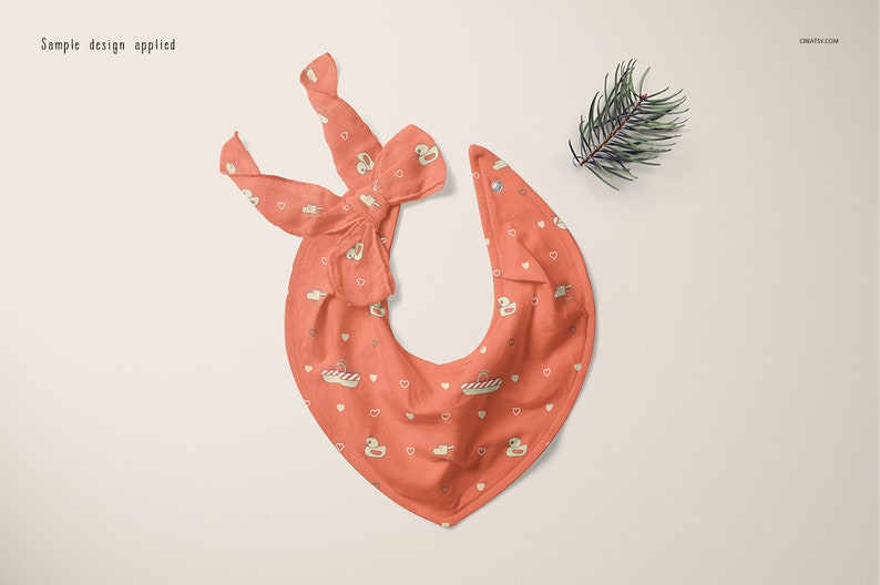 Download Baby Bandana Bib Mockup Set Little Fashion Series: VOL.3 ...