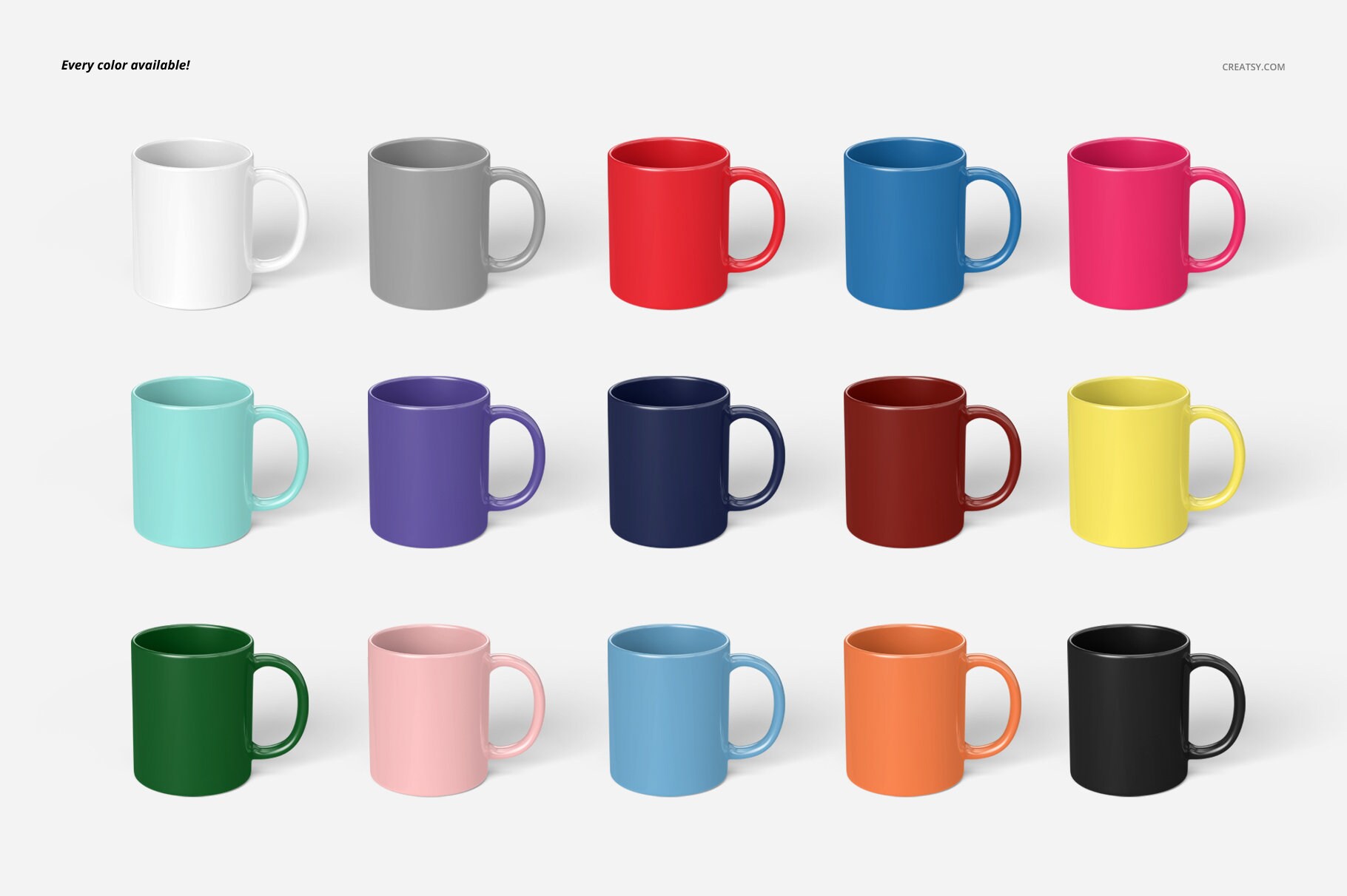 11oz Mug Mockup Bundle, Mug Tempalte, Custom Mugs - Etsy