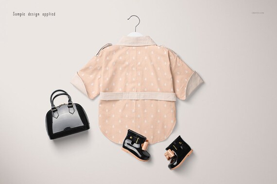 Baby Coat Mockup Set Little Fashion Series Vol 20 Baby Etsy
