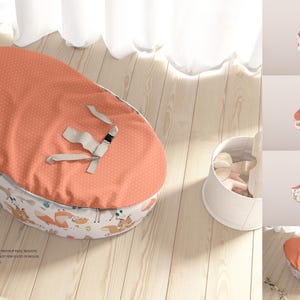 Baby Bean Bag Mockup Set