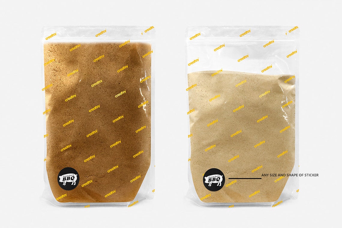 Download Zip Lock Plastic Bag Mockup Set Bag Template Plastic Bag ...