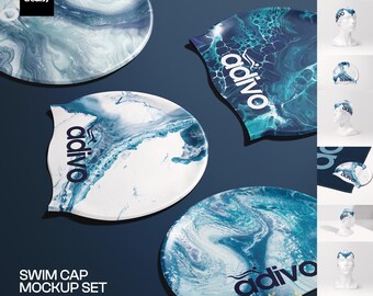 Swim Cap Mockup Set