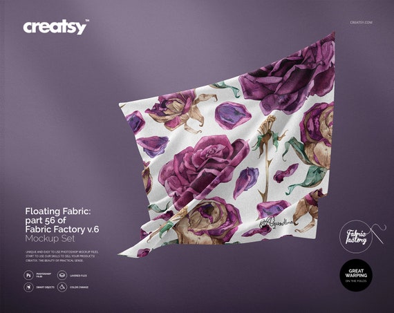 Download Floating Fabric Mockup Part 56 Of Fabric Factory V 6 Jersey Etsy