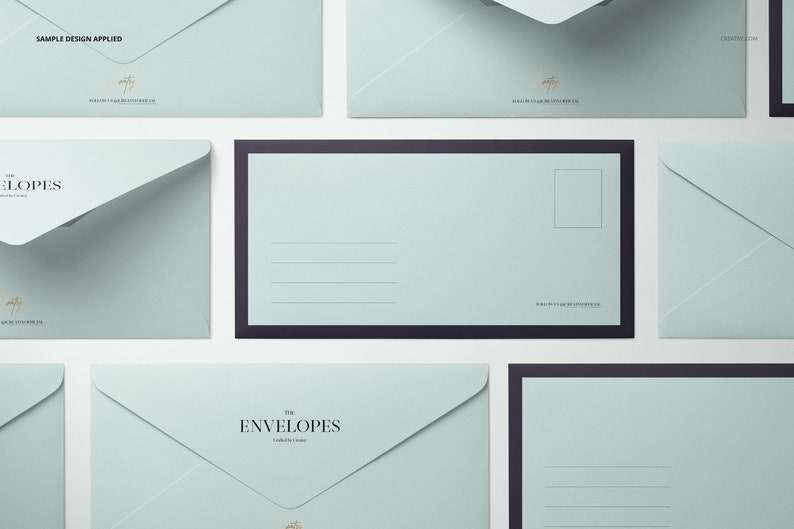 DL Envelope Mockup Set image 7