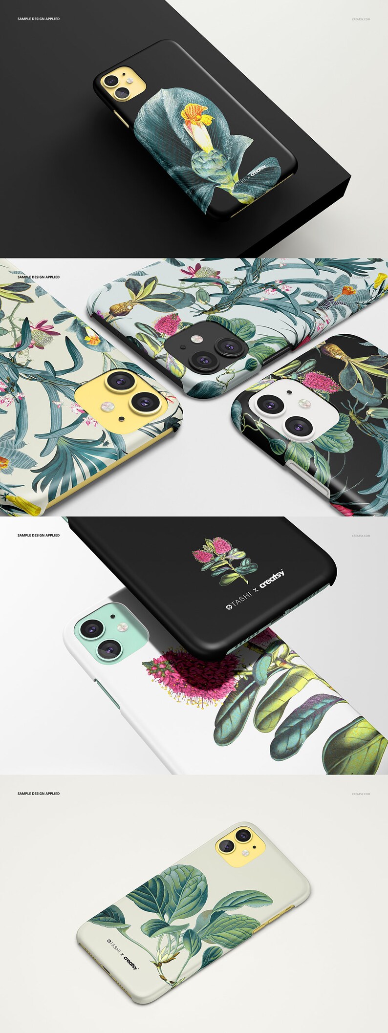 Download IPhone 11 Matte Snap Case Mockup Set Creatsy | Etsy