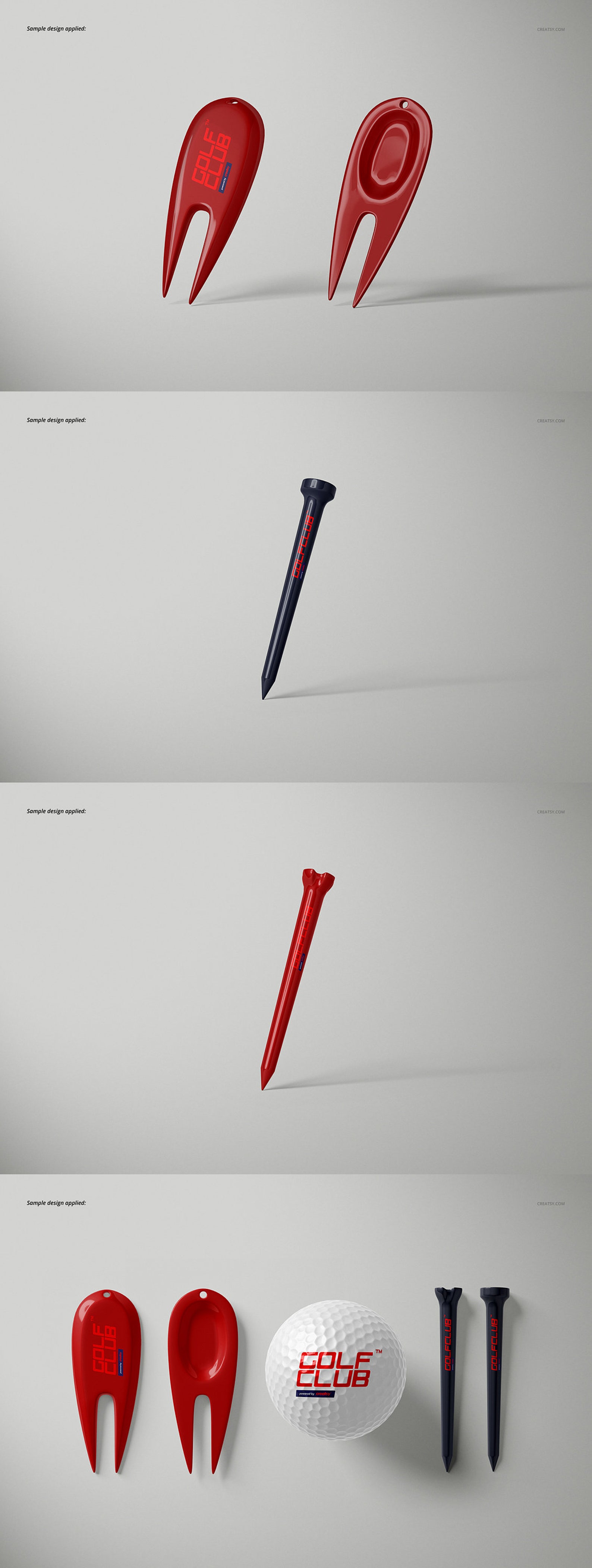 Golf Ball & Accessories Mockup Set Etsy