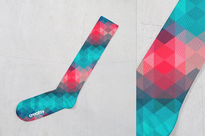 Download Knee High Socks Mockup Set Socks Template Socks With Label ...