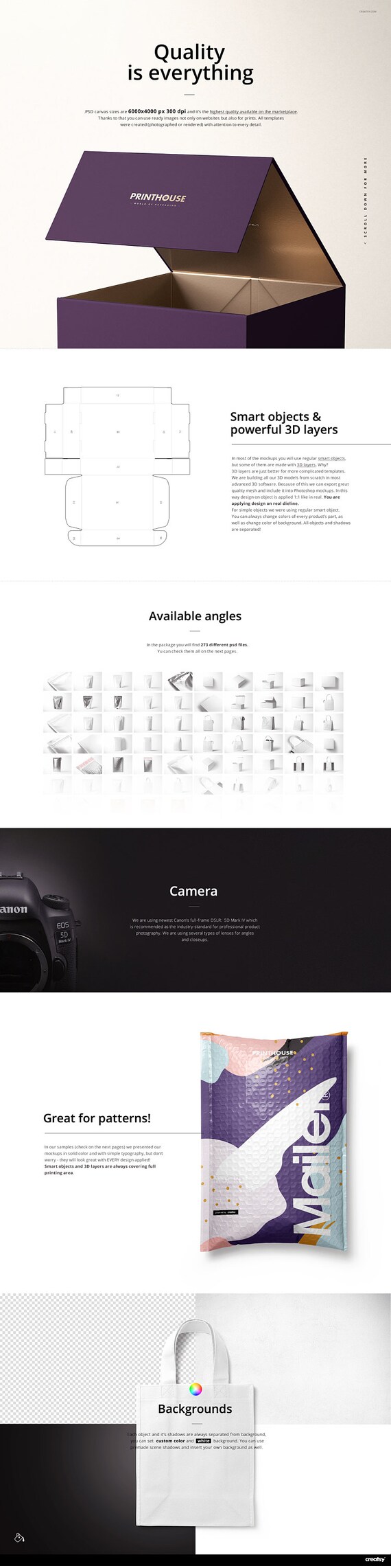 Printhouse Mockups Bundle V 1 Etsy