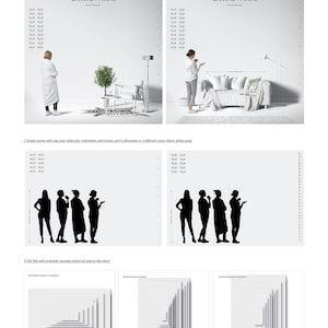 Canvas Print Size Comparison Mockup Set - Etsy